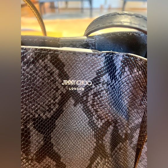 AUTHENTIC JIMMY CHOO NINE2FIVE TOTE - Picture 10 of 15